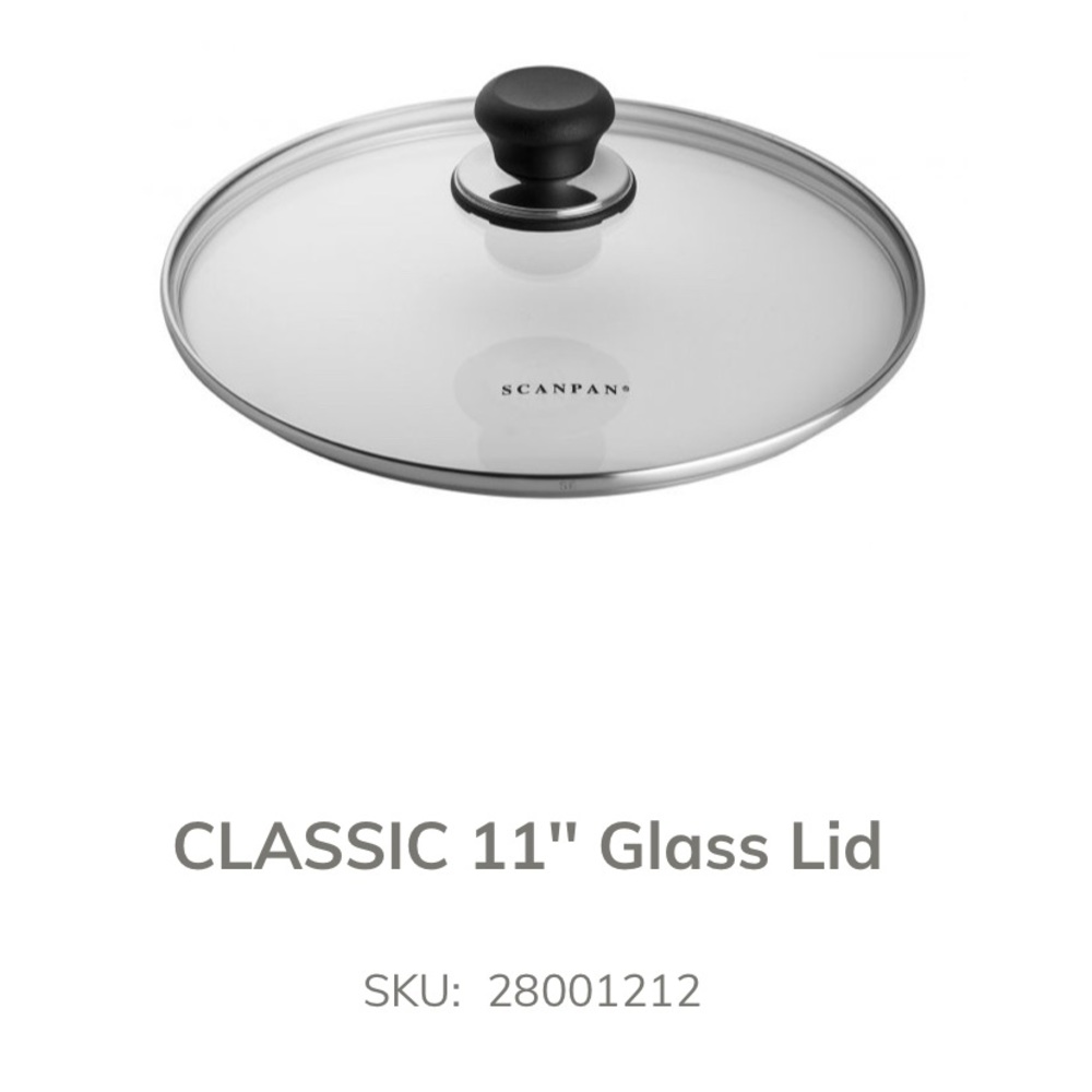 Brand new Scanpan Glass Lids